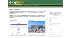 Desktop Screenshot of djangosites.org